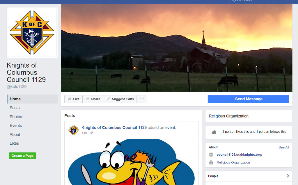 New Facebook Page
