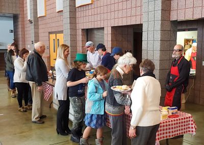 February Breakfast - Serving Line