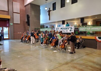 KofC 1129 St. Patricks Day 2023 - 01 Band Warming Up