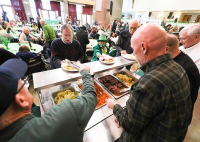 St. Patrick's Dinner Serving Line