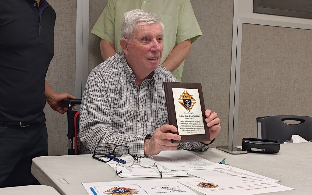 Elections and Award for Outgoing Grand Knight