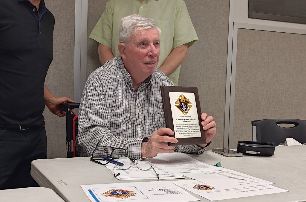 Elections and Award for Outgoing Grand Knight
