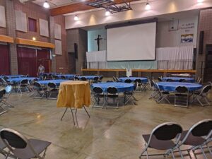 St. Marys Park City Social Hall Setup