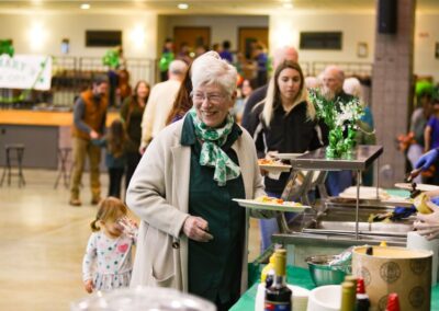 St. Patricks Dinner 2025 Serving Line