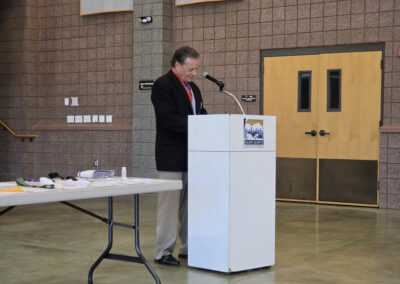 District Deputy Presiding over the Knights of Columbus Officer Installation