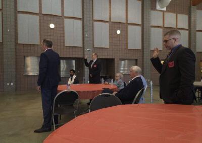 New & Returning Officers Taking the Oath
